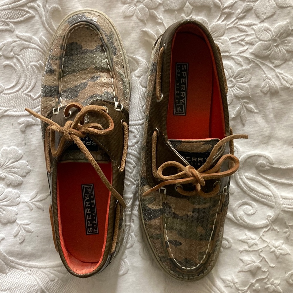 Sperry top sider camouflage sequins - Picture 2 of 3